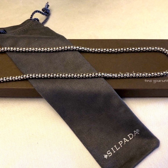 Silpada Vintage Sterling Silver Popcorn Chain Necklace (4mm) - Picture 3 of 7